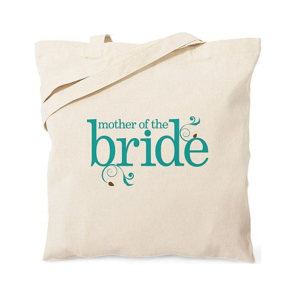 CafePress - Mother Of The Bride Swirl Tote Bag - Unisex Canvas Tote Bag, Beige, 1-Piece