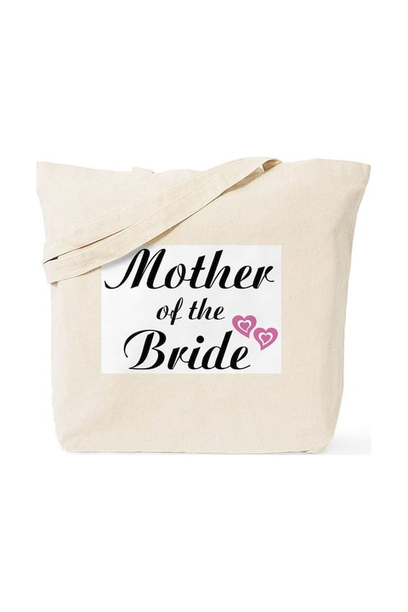 - Mother Of The Bride Tote Bag - Unisex Canvas Tote Bag, Beige, 1-Piece