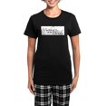 thumbnail image 1 of CafePress - Mother Of The Bride (Wedding) Women's Dark Pajamas - Women's Short Sleeve Print T-Shirt and Pants Dark Cotton Pajama Set, 1 of 7