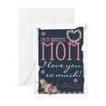 thumbnail image 1 of CafePress - Mother's Day Card For Mom Trendy And Modern - Greeting Card, Blank Inside Glossy, 1 of 5