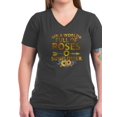 thumbnail image 1 of CafePress - Mothers Day T Shirt - Women's V-Neck Dark T-Shirt, 1 of 1