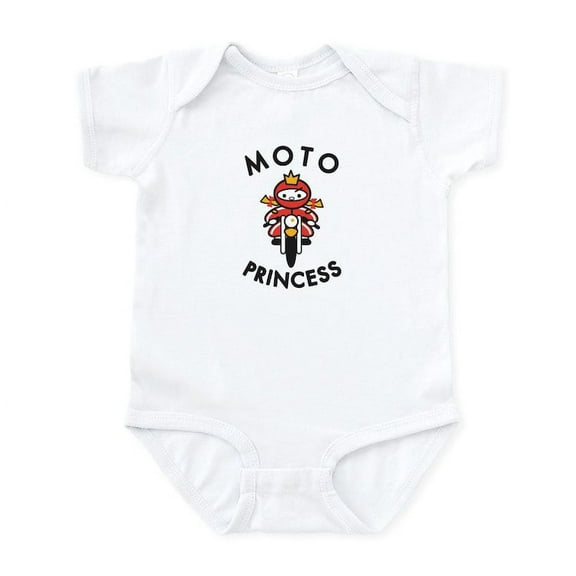 CafePress - Moto Princess Infant Bodysuit - Baby Light Bodysuit, Size Newborn - 24 Months