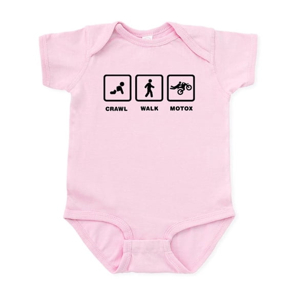CafePress - Motocross Infant Bodysuit - Baby Light Bodysuit, Size Newborn - 24 Months