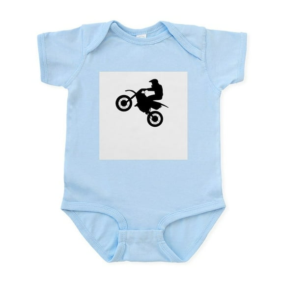 CafePress - Motocross Infant Bodysuit - Baby Light Bodysuit, Size Newborn - 24 Months