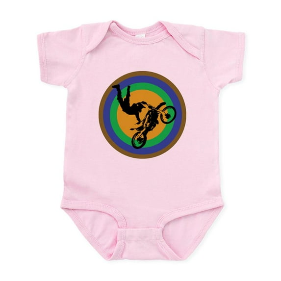 CafePress - Motocross Infant Bodysuit - Baby Light Bodysuit, Size Newborn - 24 Months