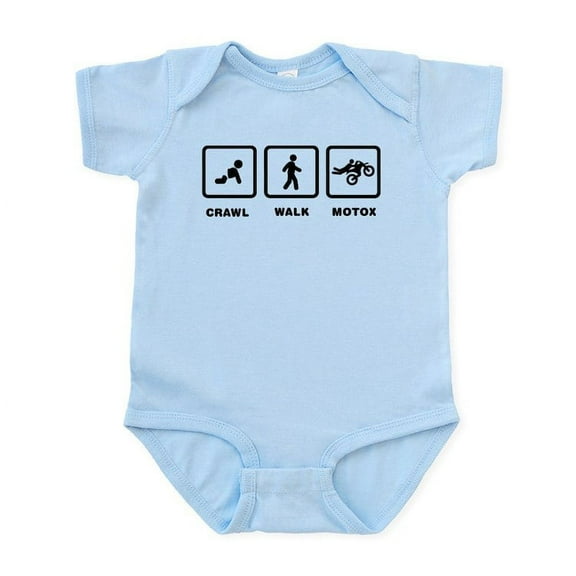CafePress - Motocross Infant Bodysuit - Baby Light Bodysuit, Size Newborn - 24 Months