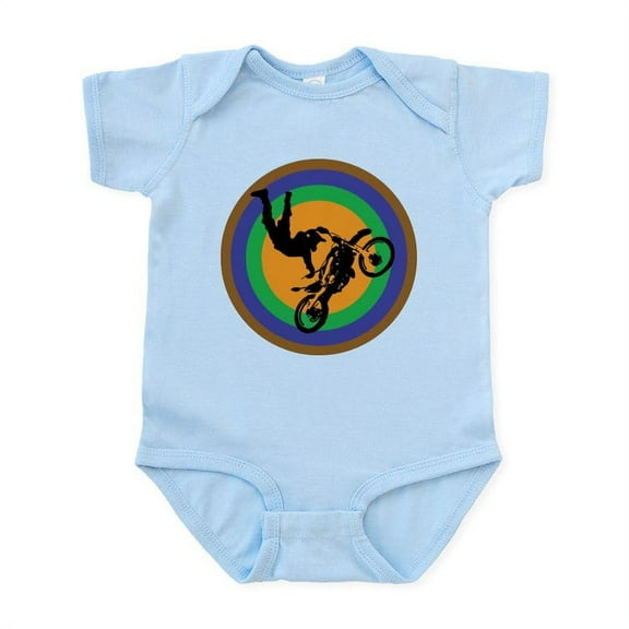 CafePress - Motocross Infant Bodysuit - Baby Light Bodysuit, Size Newborn - 24 Months