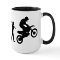 thumbnail image 1 of CafePress - Motocross Large Mug - 15 oz Ceramic Large White Novelty Mug, 1 of 4