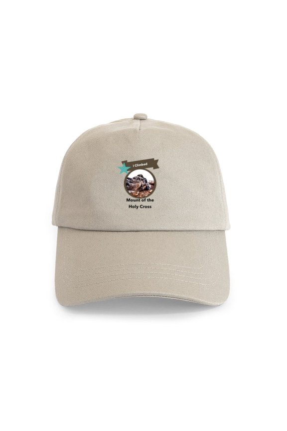- Mount Of The Holy Cross Cap - Adjustable 100% Brushed Unisex Casual Cotton Baseball Cap, Beige, 1