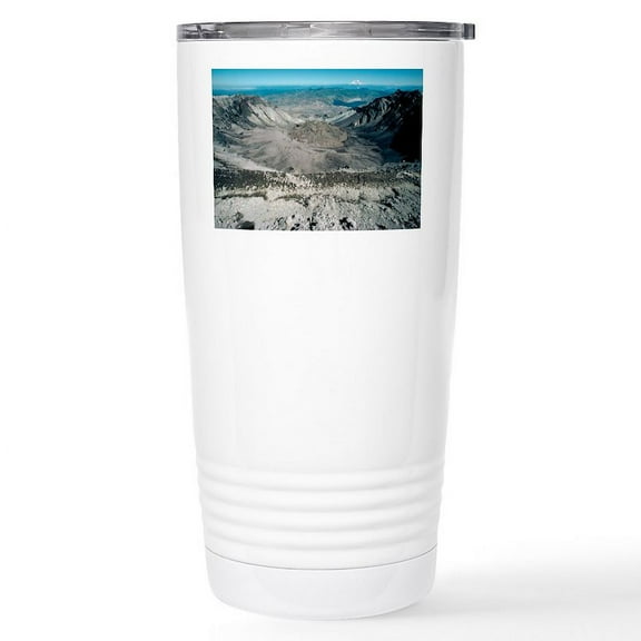 CafePress - Mount St Helens Volcanic Crater Stainless Steel - Insulated Stainless Steel Travel Tumbler 20 oz.