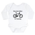 thumbnail image 1 of CafePress - Mountain Biker In Training Body Suit - Long Sleeve Cotton Baby Bodysuit, 1 of 4