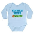 thumbnail image 1 of CafePress - Mountain Biker In Training Body Suit - Long Sleeve Cotton Baby Bodysuit, 1 of 4