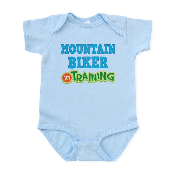 CafePress - Mountain Biker In Training Infant Bodysuit - Baby Light Bodysuit, Size Newborn - 24 Months