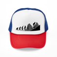 thumbnail image 1 of CafePress - Mountain Biking - Adjustable Unisex Printed Trucker Hat with Mesh Back, 1 of 10