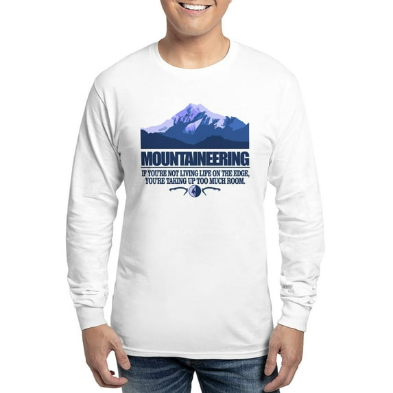 CafePress - Mountaineering 2 Long Sleeve T Shirt - Unisex Cotton Long Sleeve T-Shirt