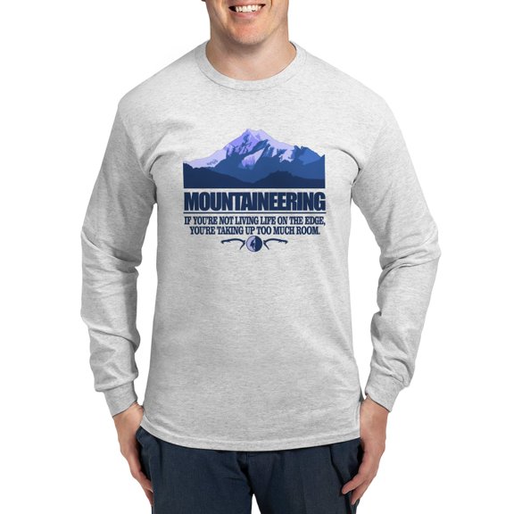 CafePress - Mountaineering 2 Long Sleeve T Shirt - Unisex Cotton Long Sleeve T-Shirt
