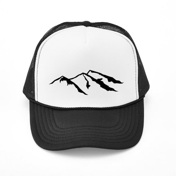 CafePress - Mountains - Adjustable Unisex Printed Trucker Hat with Mesh Back