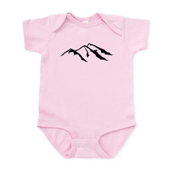 CafePress - Mountains Infant Bodysuit - Baby Light Bodysuit, Size Newborn - 24 Months