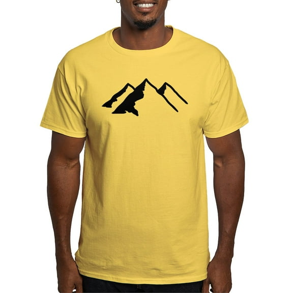 CafePress - Mountains Light T Shirt - Men's Classic Graphic T-Shirt