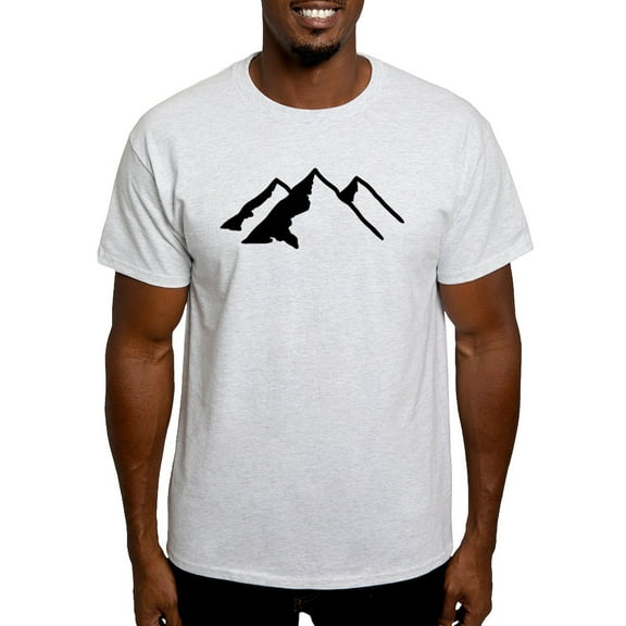 CafePress - Mountains Light T Shirt - Men's Classic Graphic T-Shirt