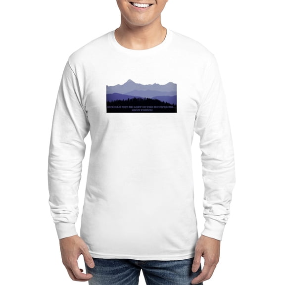 CafePress - Mountains Long Sleeve T Shirt - Unisex Cotton Long Sleeve T-Shirt