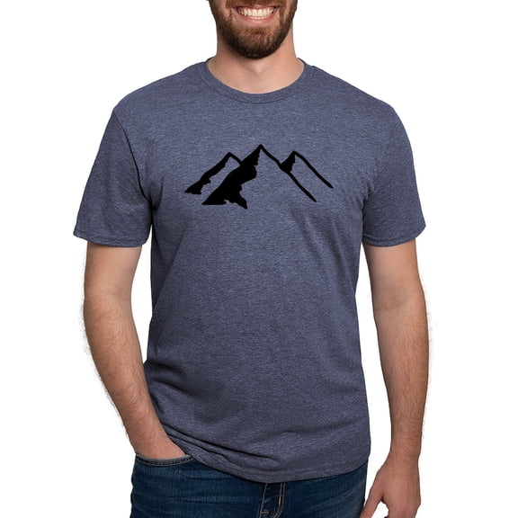 CafePress - Mountains T Shirt - Mens Tri-blend T-Shirt