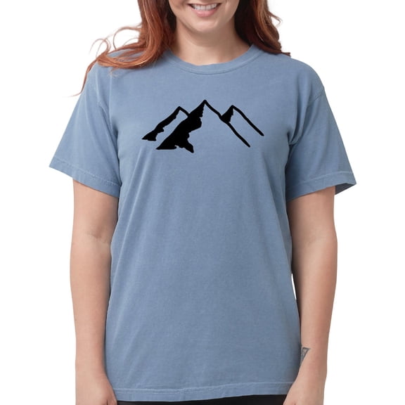 CafePress - Mountains T Shirt - Womens Comfort Colors® Shirt
