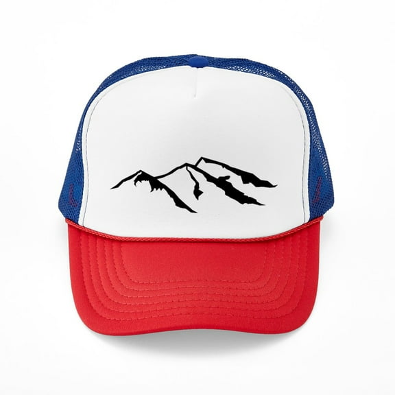 CafePress - Mountains - Adjustable Unisex Printed Trucker Hat with Mesh Back