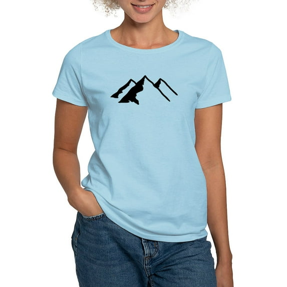 CafePress - Mountains Women's Light T Shirt - Women's Classic T-Shirt