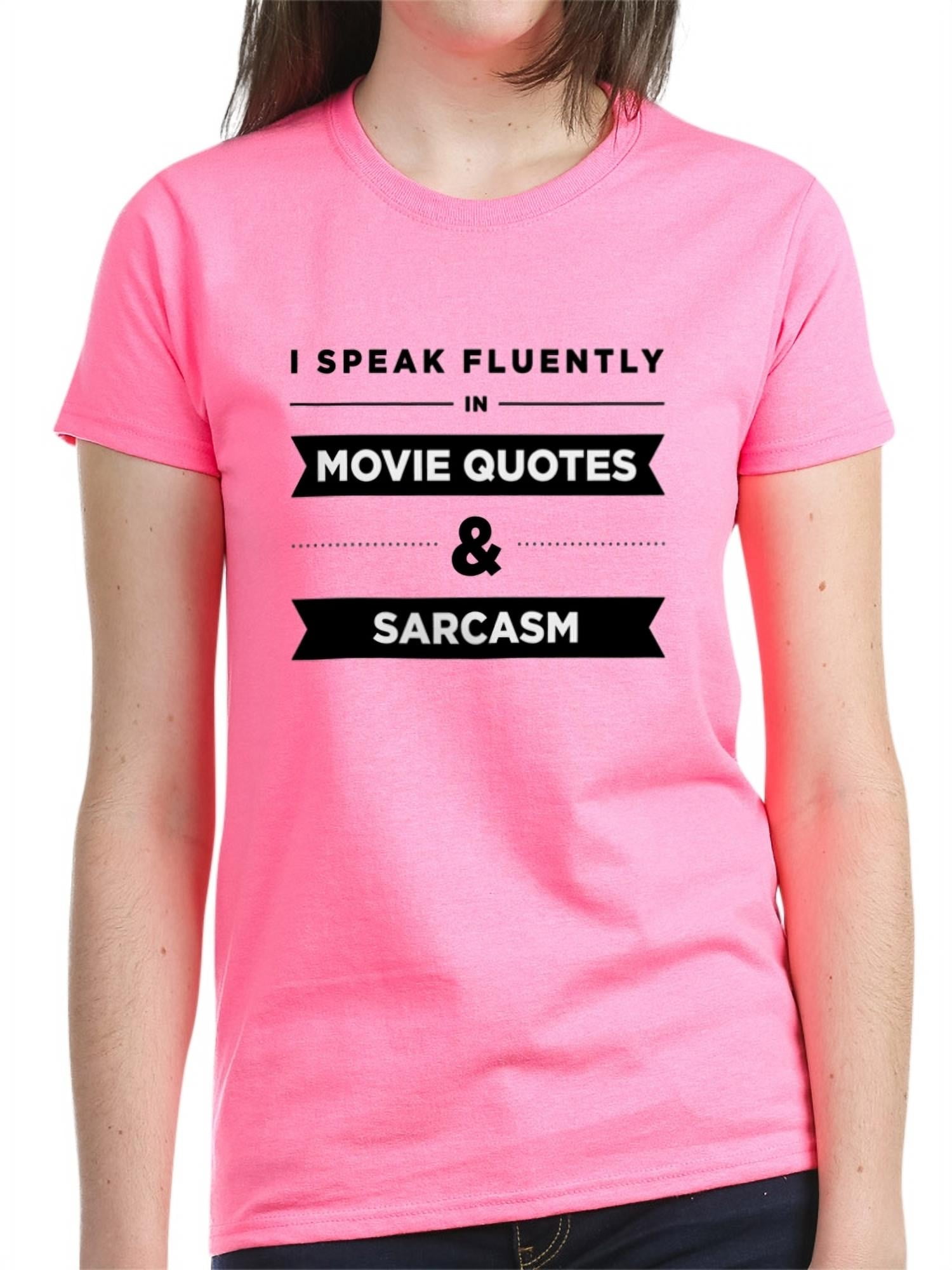 sarcasm t shirt women's