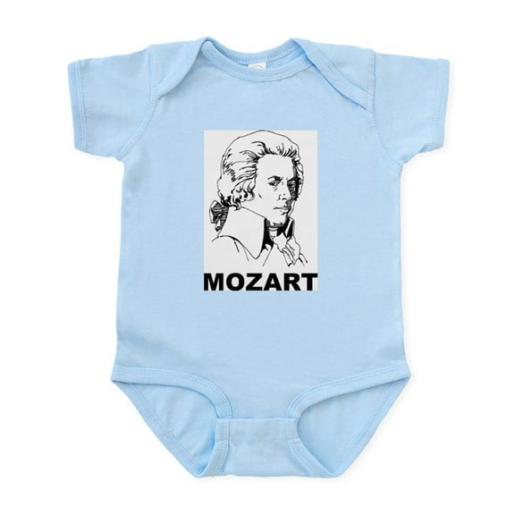 CafePress - Mozart Infant Bodysuit - Baby Light Bodysuit, Size Newborn - 24 Months