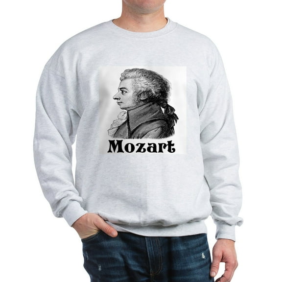 CafePress - Mozart Sweatshirt - Crew Neck Sweatshirt
