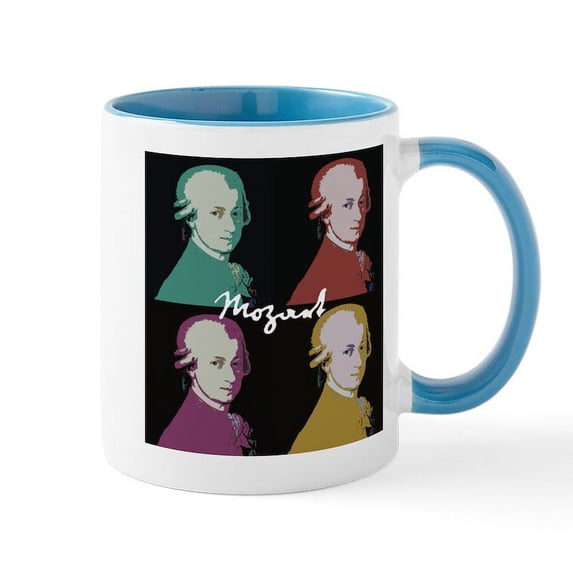 CafePress - Mozartsquares Mug - 11 oz Ceramic Mug - Novelty Coffee Tea Cup