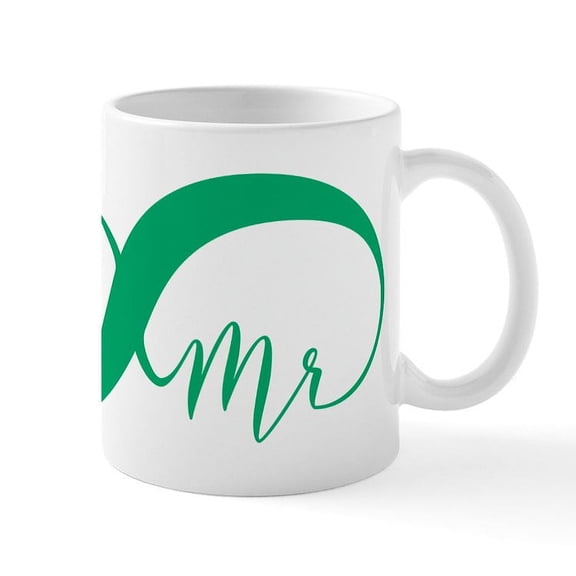 CafePress - Mr. And Mrs. Mugs - 11 oz Ceramic Mug - Novelty Coffee Tea Cup