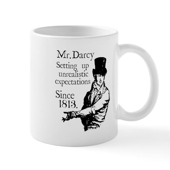 CafePress - Mr. Darcy Mugs - 11 oz Ceramic Mug - Novelty Coffee Tea Cup