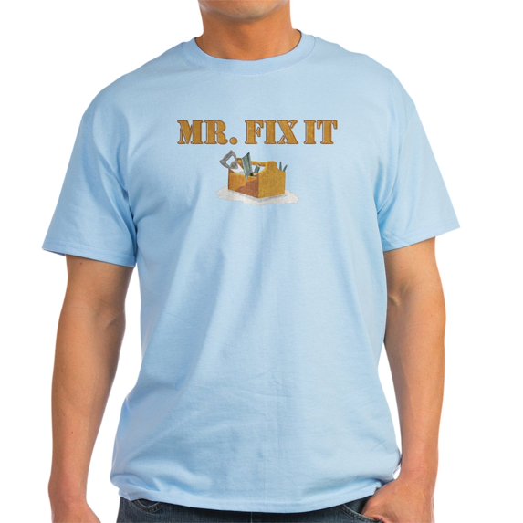 CafePress - Mr. Fix It 2 Light T Shirt - Men's Classic Graphic T-Shirt