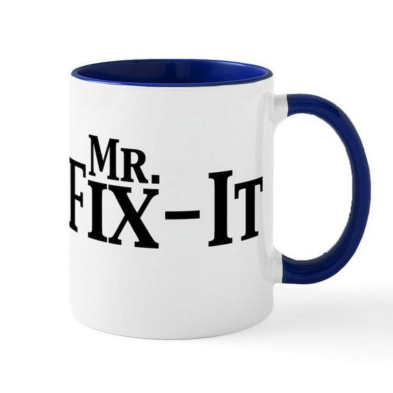 CafePress - Mr. Fix It Mug - 11 oz Ceramic Mug - Novelty Coffee Tea Cup