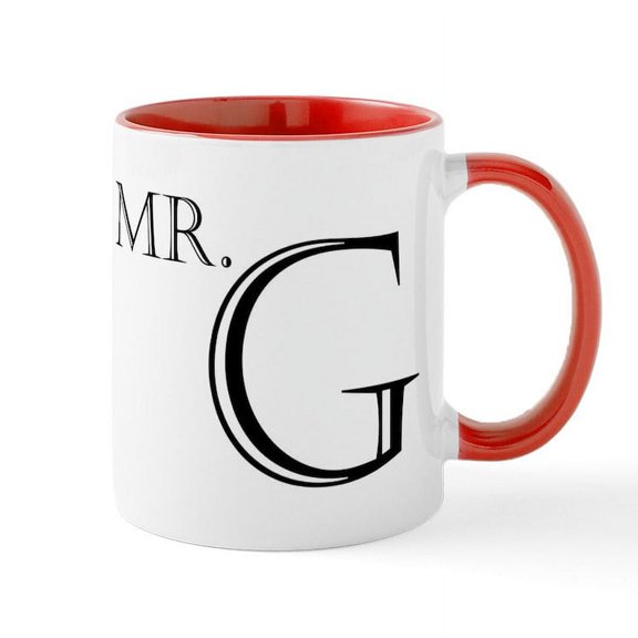 CafePress - Mr. G Mugs - 11 oz Ceramic Mug - Novelty Coffee Tea Cup