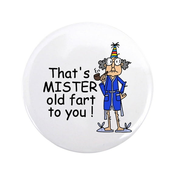 CafePress - Mr. Old Fart 3.5 Button - 3.5" Button