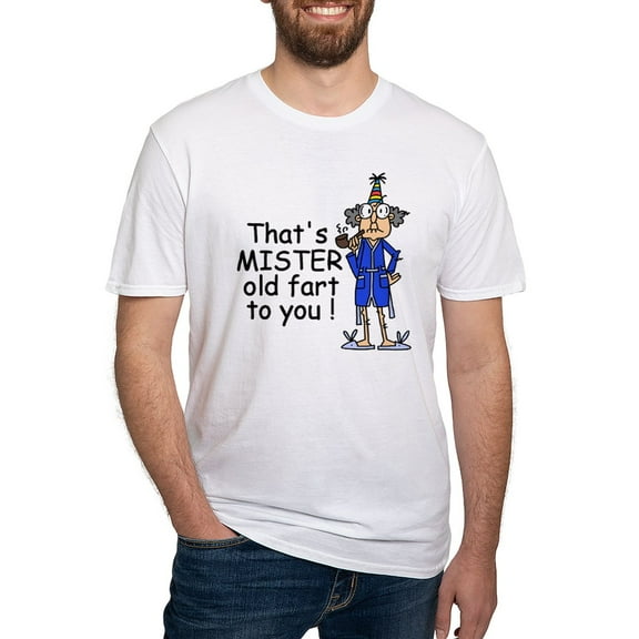 CafePress - Mr. Old Fart Fitted T Shirt - Fitted T-Shirt, Vintage Fit Soft Cotton Tee