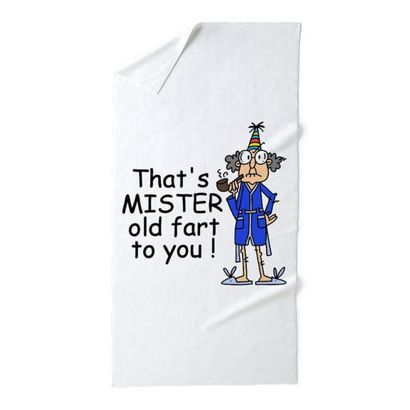CafePress - Mr. Old Fart - Large Beach Towel, Soft 30"x60" Towel with Unique Design
