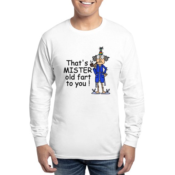 CafePress - Mr. Old Fart Long Sleeve T Shirt - Unisex Cotton Long Sleeve T-Shirt