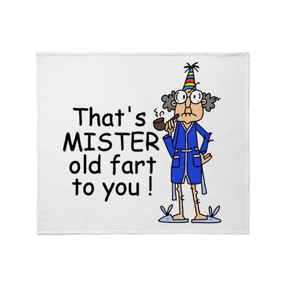 CafePress - Mr. Old Fart Throw Blanket - Soft Fleece Throw Blanket, 50"x60" for All Ages