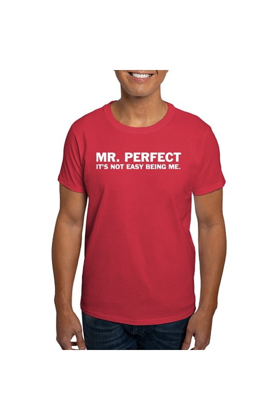 - Mr Perfect Dark T Shirt - Men's Classic Cotton T-Shirts