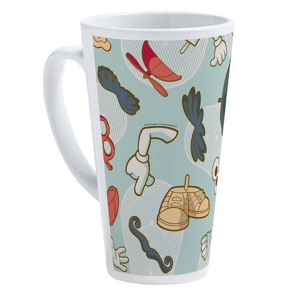 CafePress - Mr. Potato Head Body Parts - 17 Oz White Ceramic Latte Mug