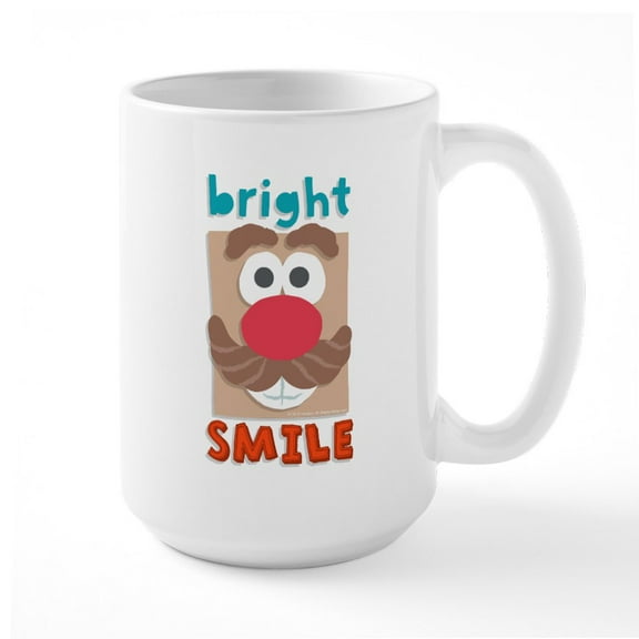 CafePress - Mr. Potato Head Bright Sm - 15 oz Ceramic Large White Novelty Mug
