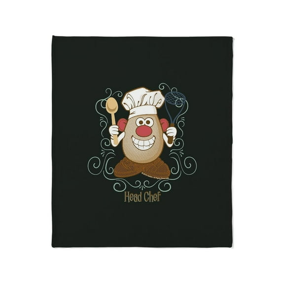 CafePress - Mr. Potato Head Chef Throw Blanket - Soft Fleece Throw Blanket, 50"x60" for All Ages