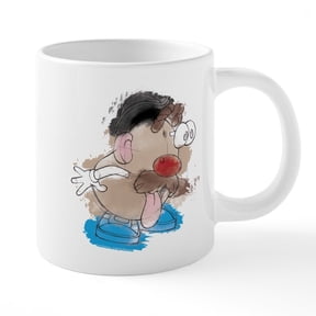 CafePress - Mr. Potato Head Eyes Popped - 20 Oz White Ceramic Mega Mug