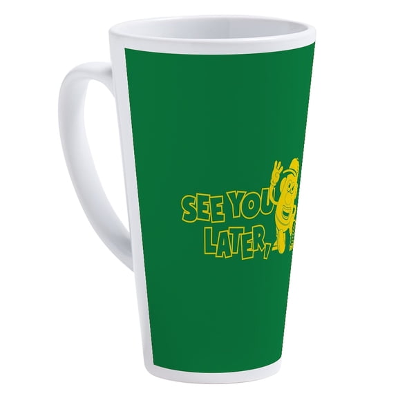 CafePress - Mr. Potato Head Later Tater - 17 Oz White Ceramic Latte Mug