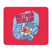 CafePress - Mr. Potato Head Mash With Law Mousepad - Non-slip Rubber Mousepad, Gaming Mouse Pad